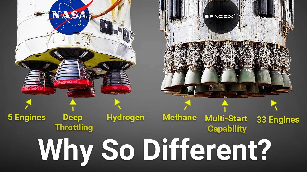 Thumbnail of “Why SpaceX and NASA Rockets Are So Different” by Beyond Facts