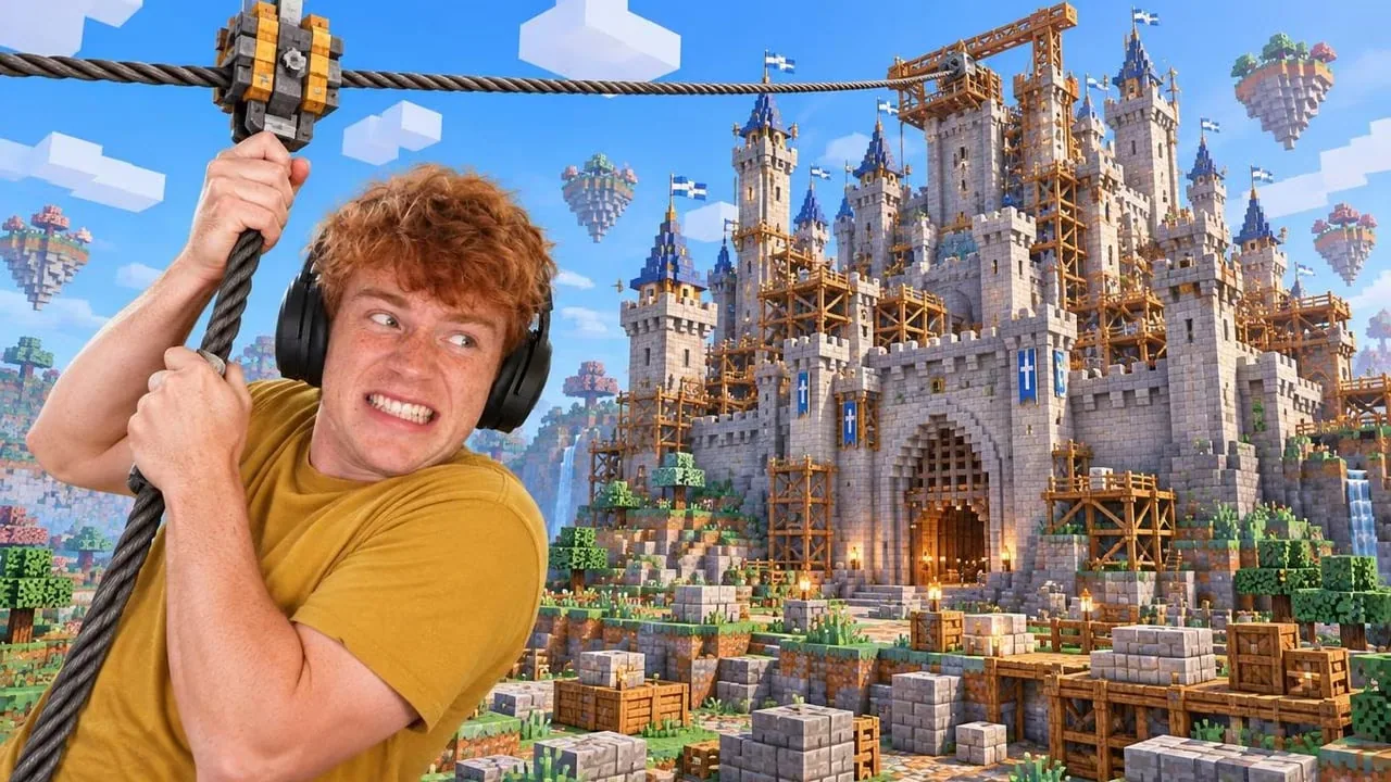 Thumbnail for “I Built the World's Biggest Castle in 24 Hours”